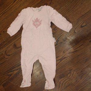 LIKE NEW! PINK FOOTIE OUTFIT SZ 12-18 MOS